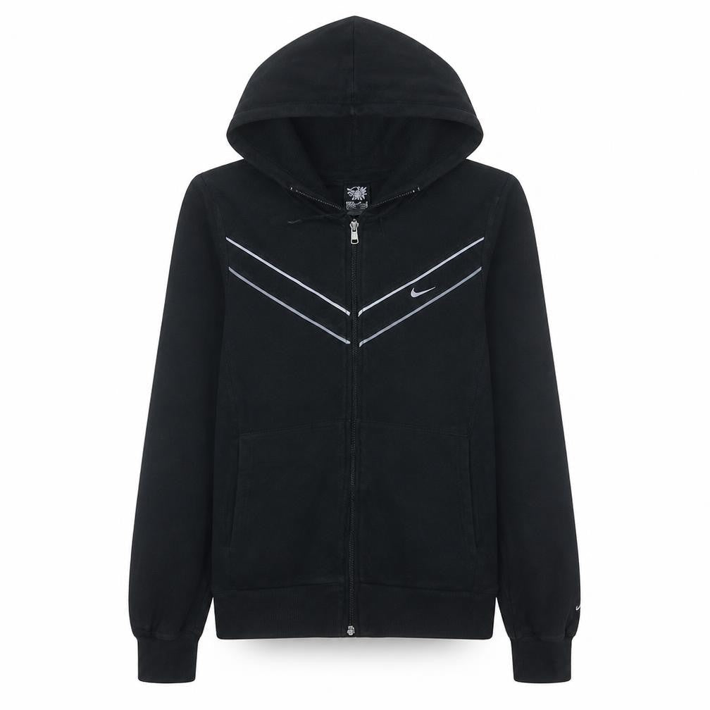Nike The Athletic Dept Black Full Zip Hoodie Womens UK 12/14 Size M