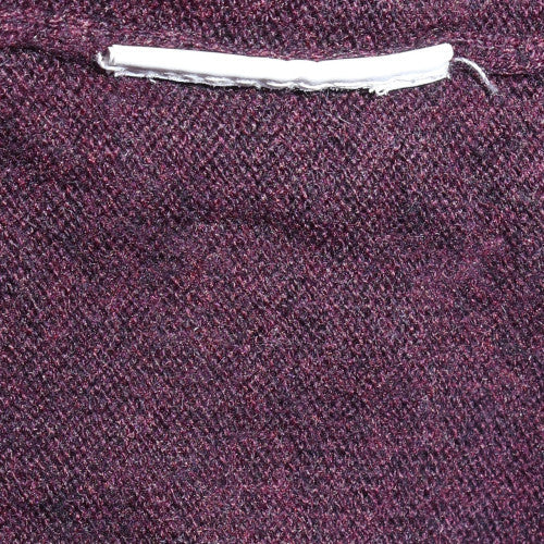 Quiksilver Mens Purple Cotton V-Neck Jumper Size L