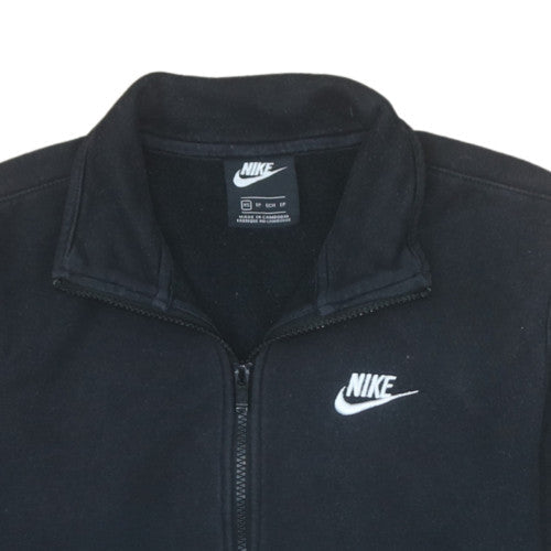 Nike Men's Black Small Track Jacket Full Zip Fleece