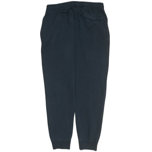 Nike Men's Black Cotton Fleece Jogger Trousers L Regular Fit