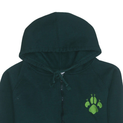 Scout Shops Unisex Green Full Zip Hoodie XS Outdoor Fleece