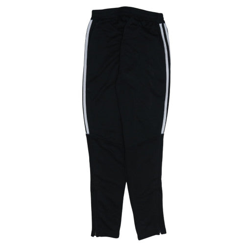 Adidas Men's Black Slim Fit Track Pants S Elastic Waist Tapered Leg