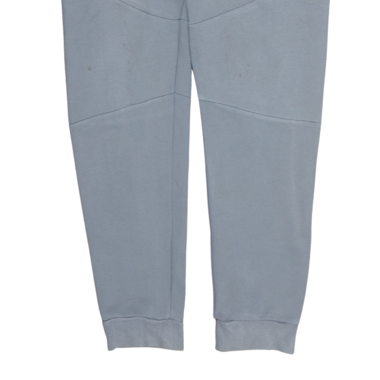 Nike Men Grey L Jogger Sweatpants Cotton Blend Tapered Fit