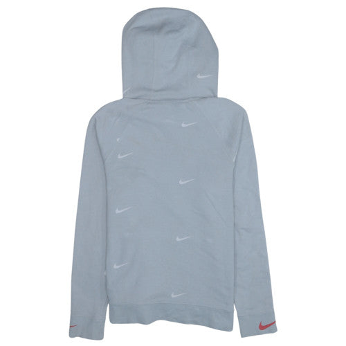 Nike Girls Grey Hoodie XL (158-170cm) Pullover Logo Sweatshirt