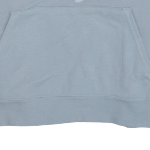 Nike Girls Grey Hoodie XL (158-170cm) Pullover Logo Sweatshirt