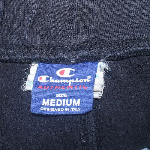 Champion Men’s Black Jogger Trousers Size M Fleece Lined Drawstring