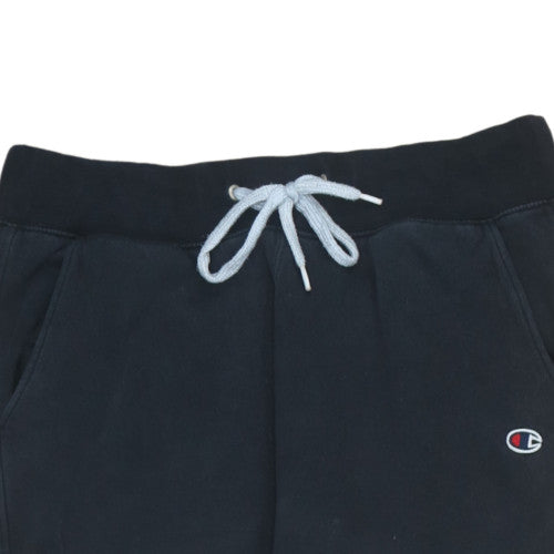 Champion Men’s Black Jogger Trousers Size M Fleece Lined Drawstring