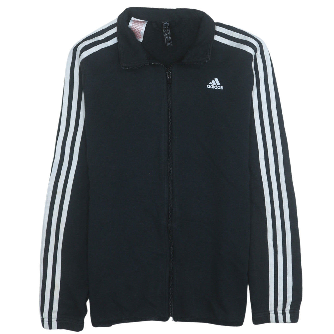 Adidas Boys Black 13-14 Years Track Jacket Full Zip Activewear