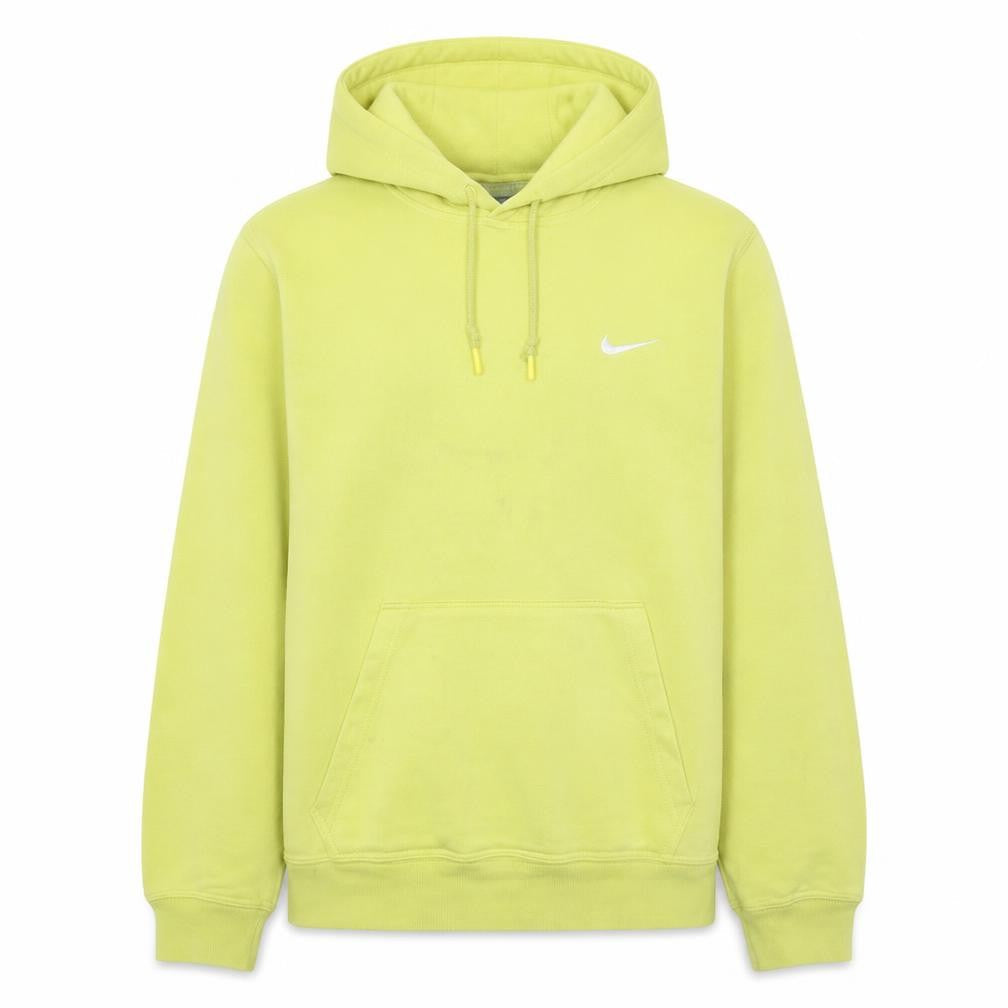 Nike Women's Yellow Pullover Hoodie Size M Cotton Blend Casual