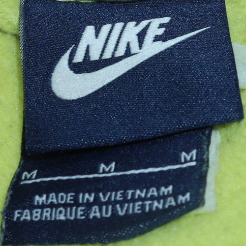 Nike Women's Yellow Pullover Hoodie Size M Cotton Blend Casual