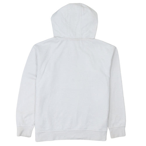Disney Women White Lilo & Stitch Pullover Hoodie Size 12 Graphic Print