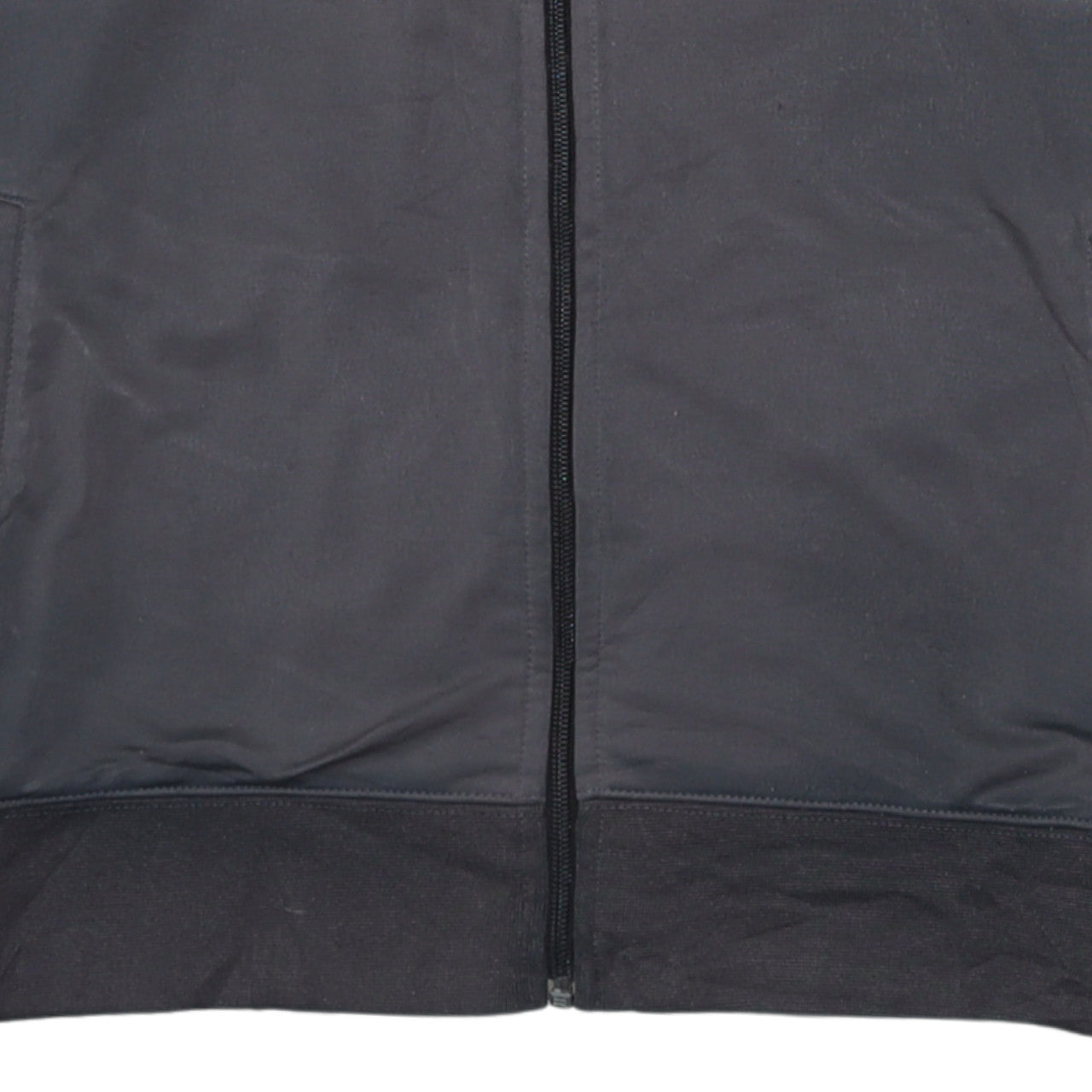 Nike Men's Grey Track Jacket L Full Zip Sports Activewear