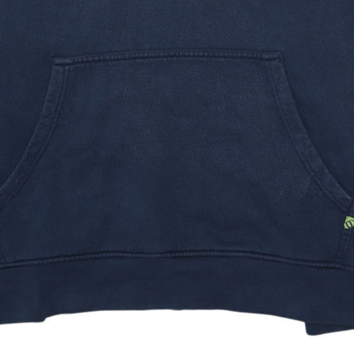 Animal Womens Navy Blue Pullover Hoodie XXL 100% Cotton