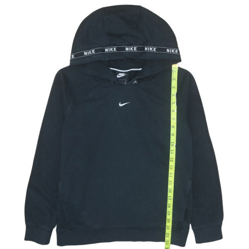 Nike Women Black Small Pullover Hoodie Cotton Blend Sweatshirt