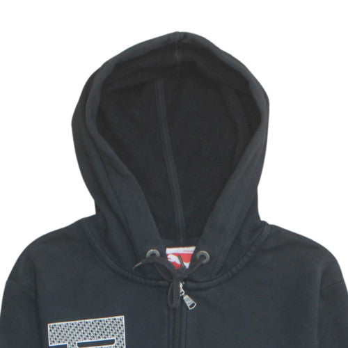 Puma Men's Black Full Zip Hoodie S Fleece Sportswear