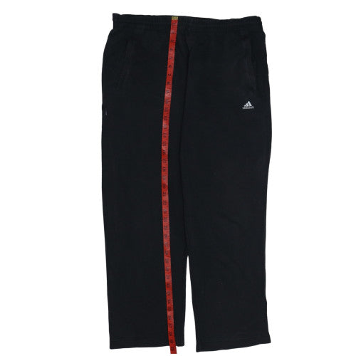 Adidas Men's Black Regular Fit Sweatpants Size L