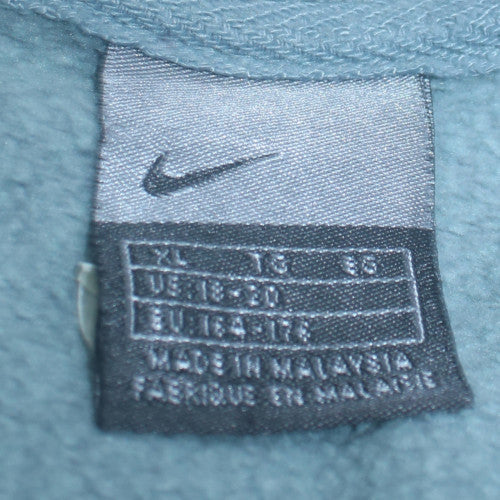 Nike Boys Blue V-Neck Fleece Pullover Sweatshirt 13-14 Years