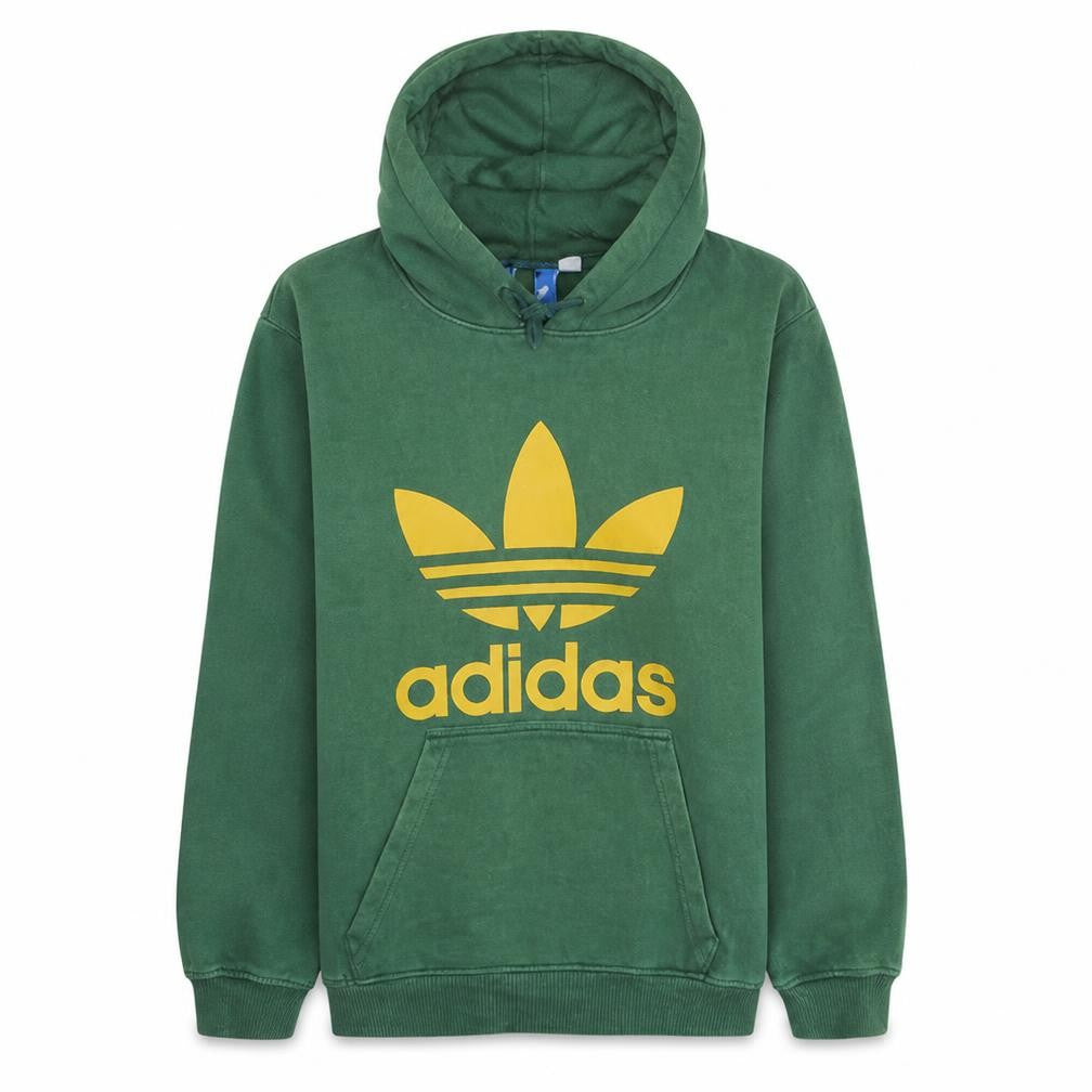 Adidas Men's Green Pullover Hoodie Size S Graphic Sportswear