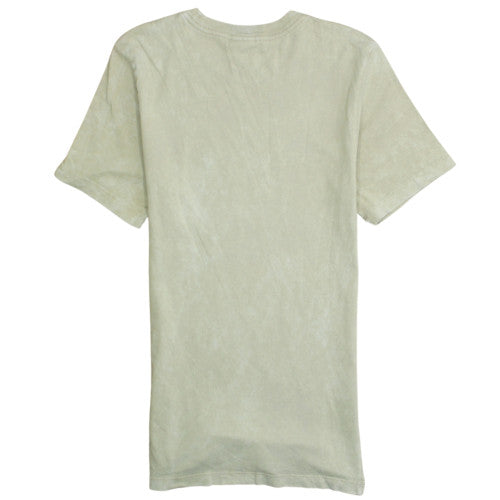 Nike Men's Beige Graphic Print Crew Neck Cotton T-Shirt XS