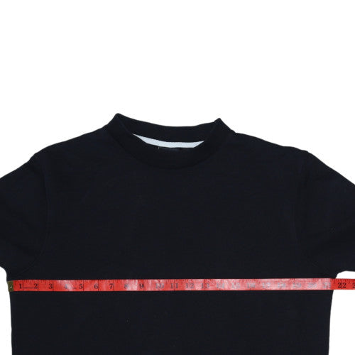 Quiksilver Men’s Black Crew Neck Pullover Sweatshirt Size L