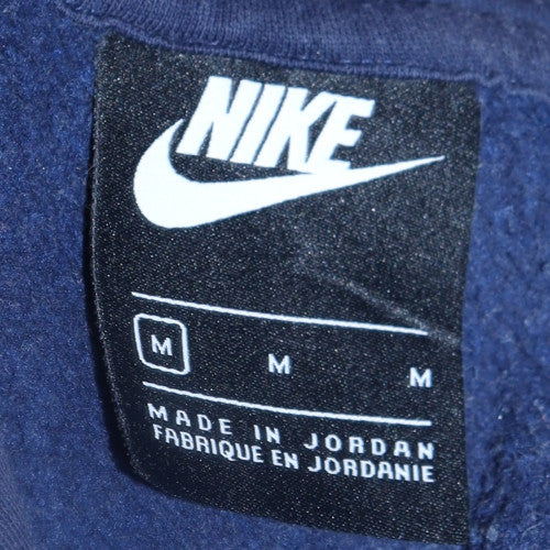 Nike Men's Blue Full Zip Fleece Hoodie Size M
