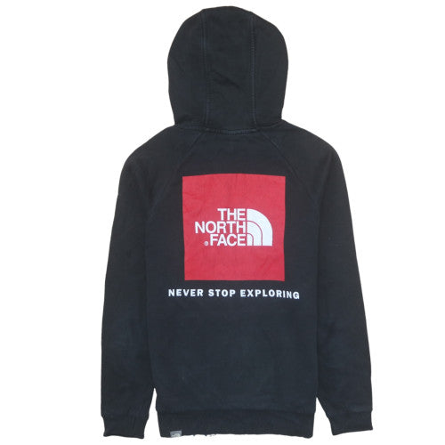 The North Face Men’s Black Pullover Hoodie S Logo Outdoor Fleece