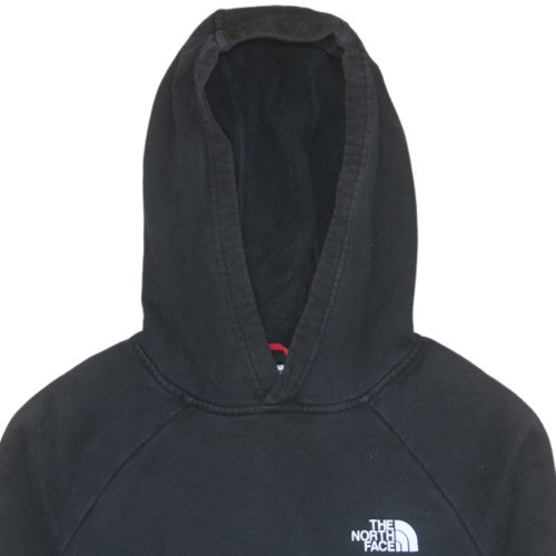 The North Face Men’s Black Pullover Hoodie S Logo Outdoor Fleece