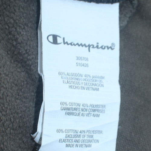 Champion Boys Brown & Black Pullover Hoodie 13-14 Years Graphic Logo