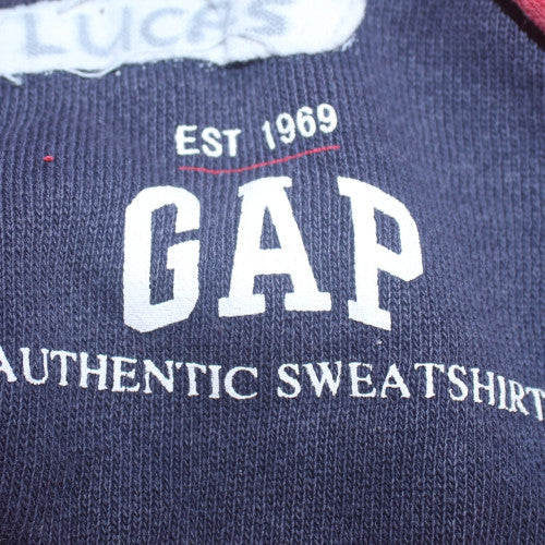 GAP Boys Red Pullover Hoodie Sweatshirt Size M Cotton Blend Casual
