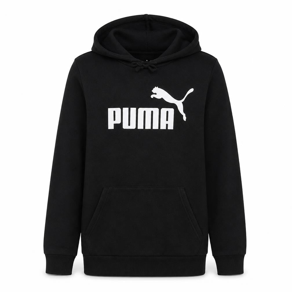 Puma Men's Black Pullover Hoodie Small Logo Sportswear