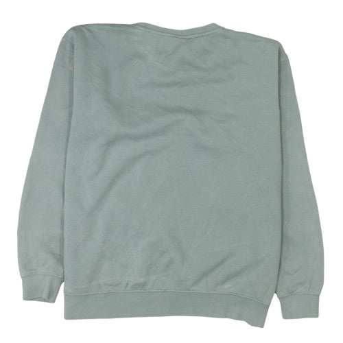 ZARA Men's Green Pullover Sweatshirt L Classic Crew Neck Fleece