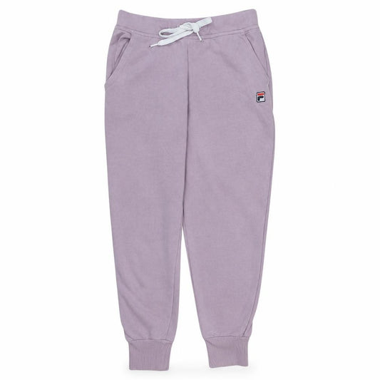 FILA Womens Pink Jogger Trousers Size S Regular Fit Fleece Activewear