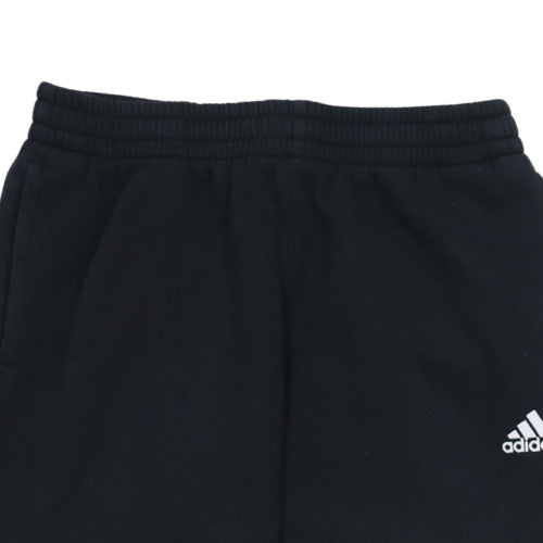 Adidas Boys Black 13-14 Years Jogger Sweatpants with Elastic Waist