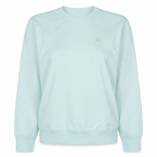 Fila Women’s Mint Green Cotton Blend Crew Neck Pullover Sweatshirt L