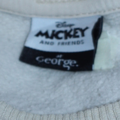 Disney Mickey & Friends Chip 'n' Dale Beige Women's Sweatshirt Size 16-18