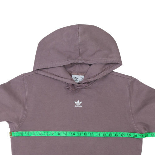 Adidas Women's Mauve Pullover Hoodie Size S Cotton Blend Casual