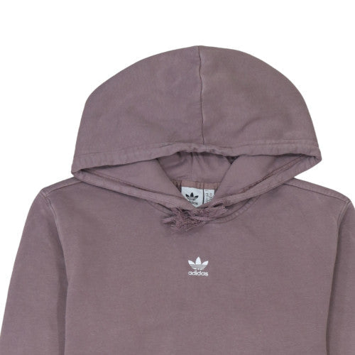 Adidas Women's Mauve Pullover Hoodie Size S Cotton Blend Casual