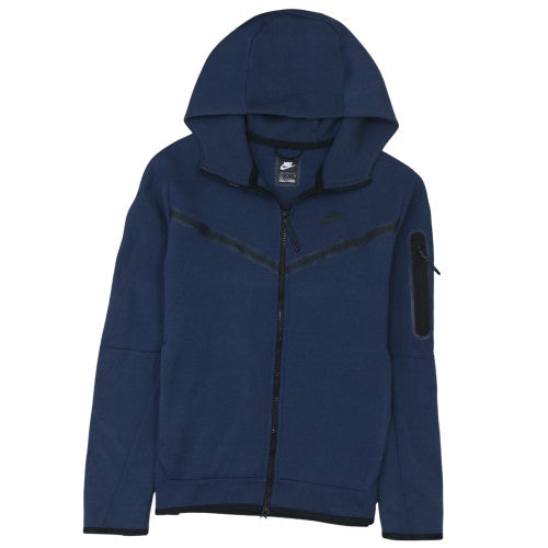 Nike Men's Blue Full Zip Hoodie S Regular Lightweight Fleece