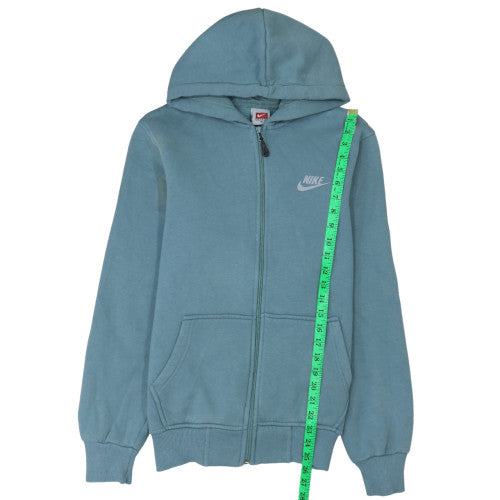 Nike Men's Blue Full Zip Hoodie XL Fleece Sweatshirt