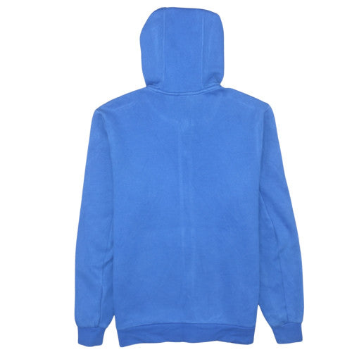 Adidas Boys Blue Full Zip Hoodie 13-14 Years Classic Fleece Sweatshirt