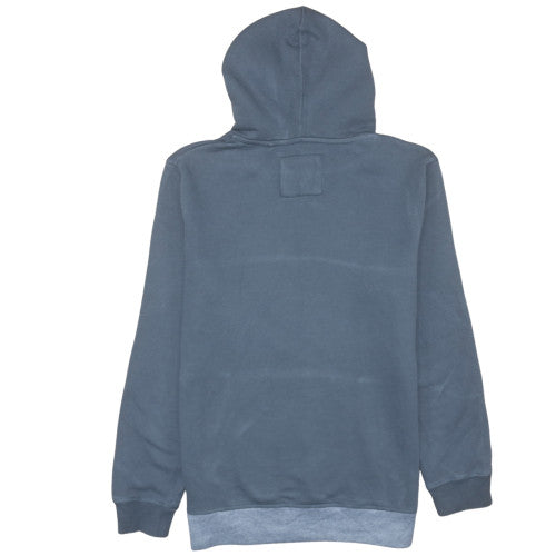 Diesel Men's Grey Pullover Hoodie L Logo Fleece Sweatshirt
