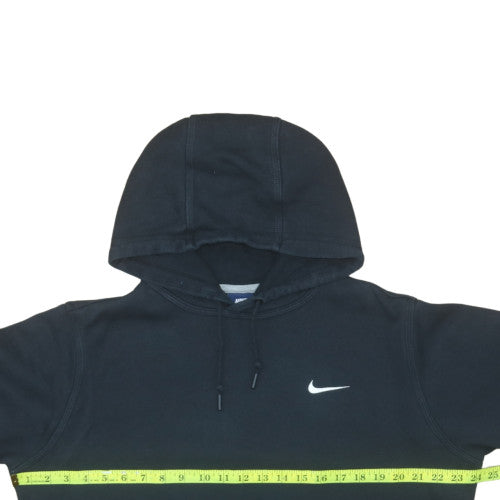 Nike Womens Black Pullover Hoodie L Logo Front Classic Fit
