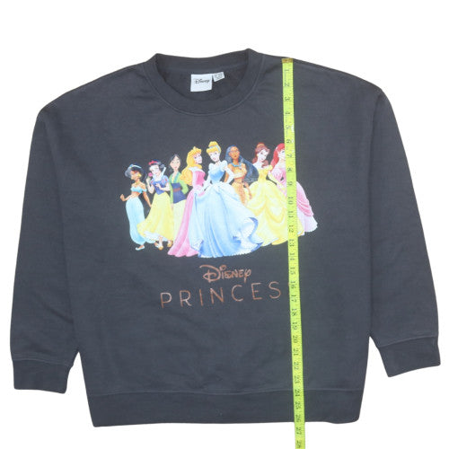 Disney Princess Womens Black XL Pullover Sweatshirt by Primark