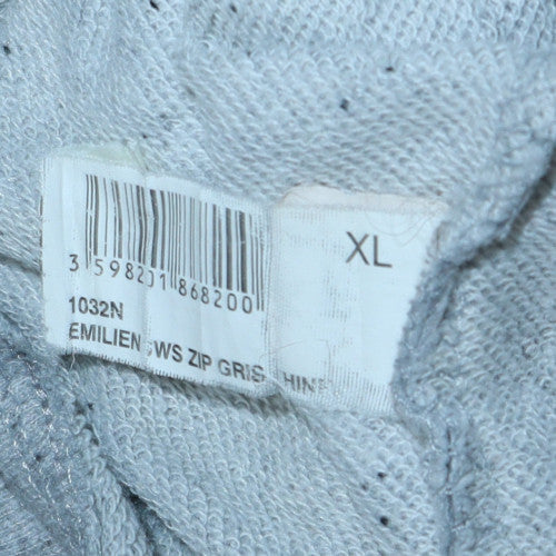 Ellesse Men’s Grey XL Track Jacket Full Zip Lightweight Activewear