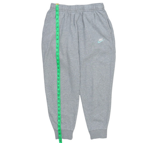 Nike Women Grey Fleece Jogger Sweatpants M Regular Fit