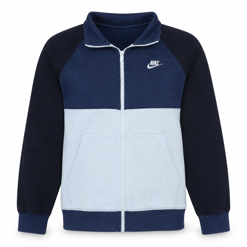 Nike Men's Blue XS Colourblock Track Jacket Full Zip Fleece