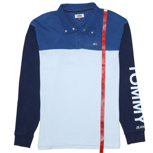 Tommy Jeans Men's Blue Long Sleeve Pullover Sweatshirt Size L