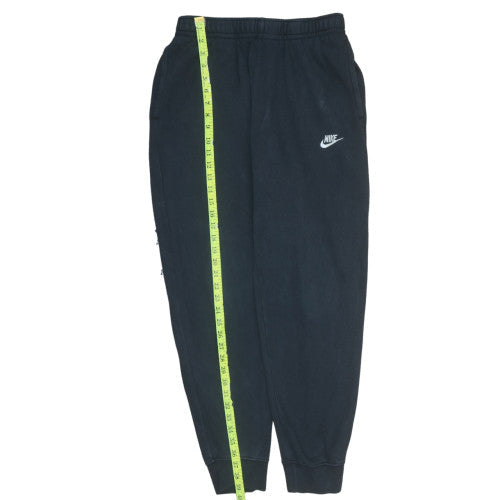 Nike Men's Black Fleece Jogger Sweatpants Medium Elastic Waist