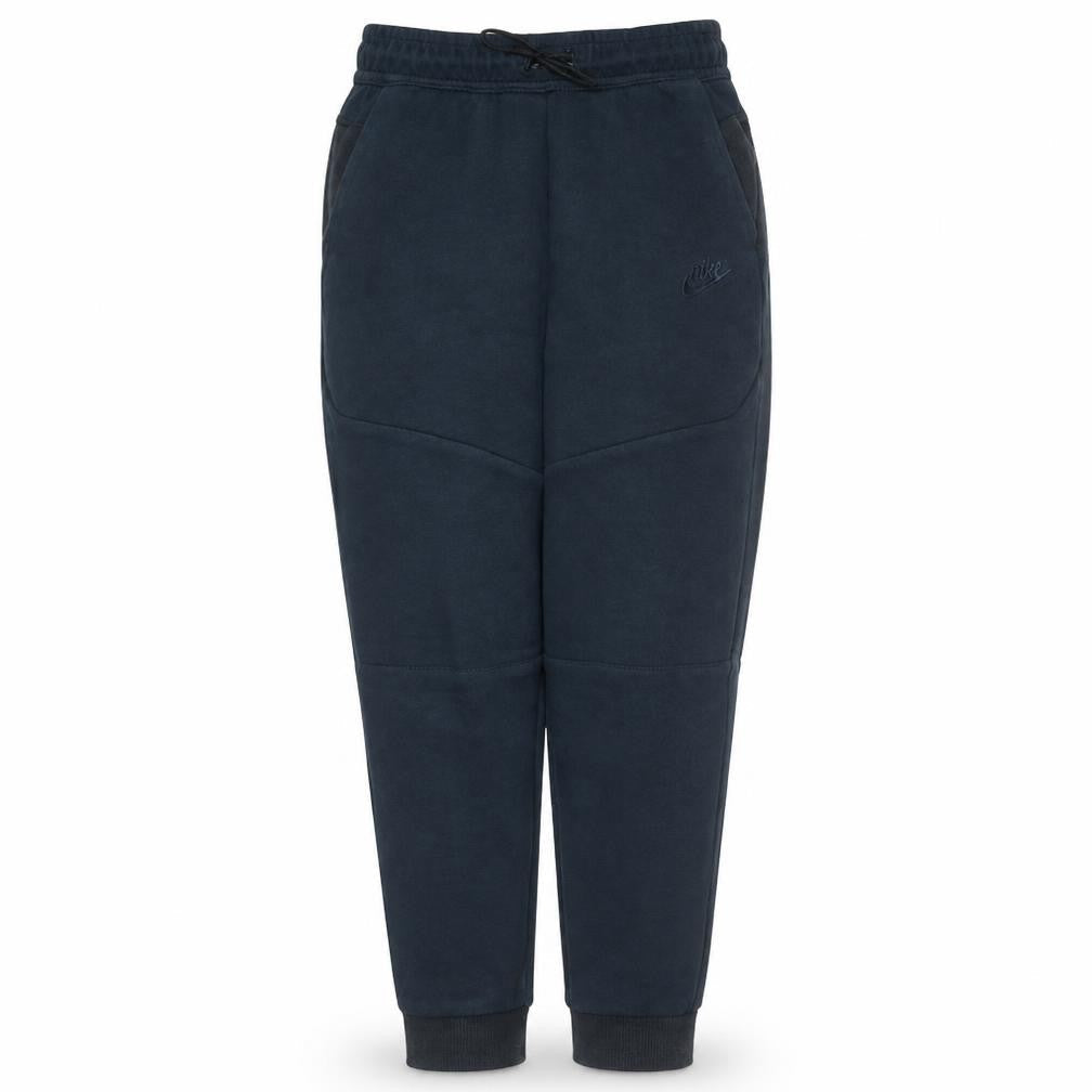 Front view of Nike boys’ black xl jogger sweatpants fleece activewear trousers