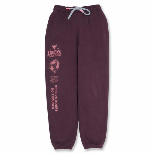 Under Armour Women Brown Jogger Trousers L Fleece Sweatpants